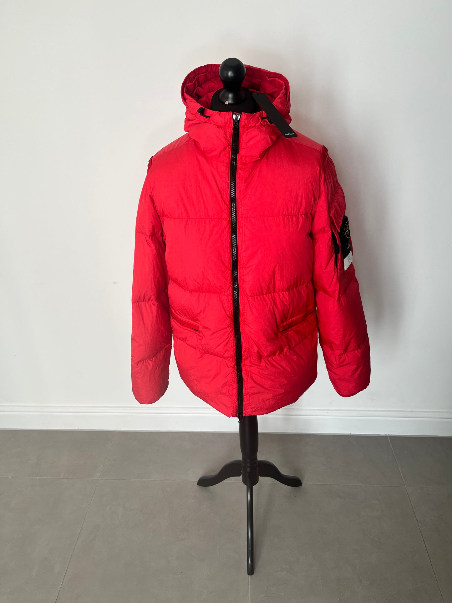 Stone Island Garment Dyed Crinkle Reps R-NY Down (Red)
