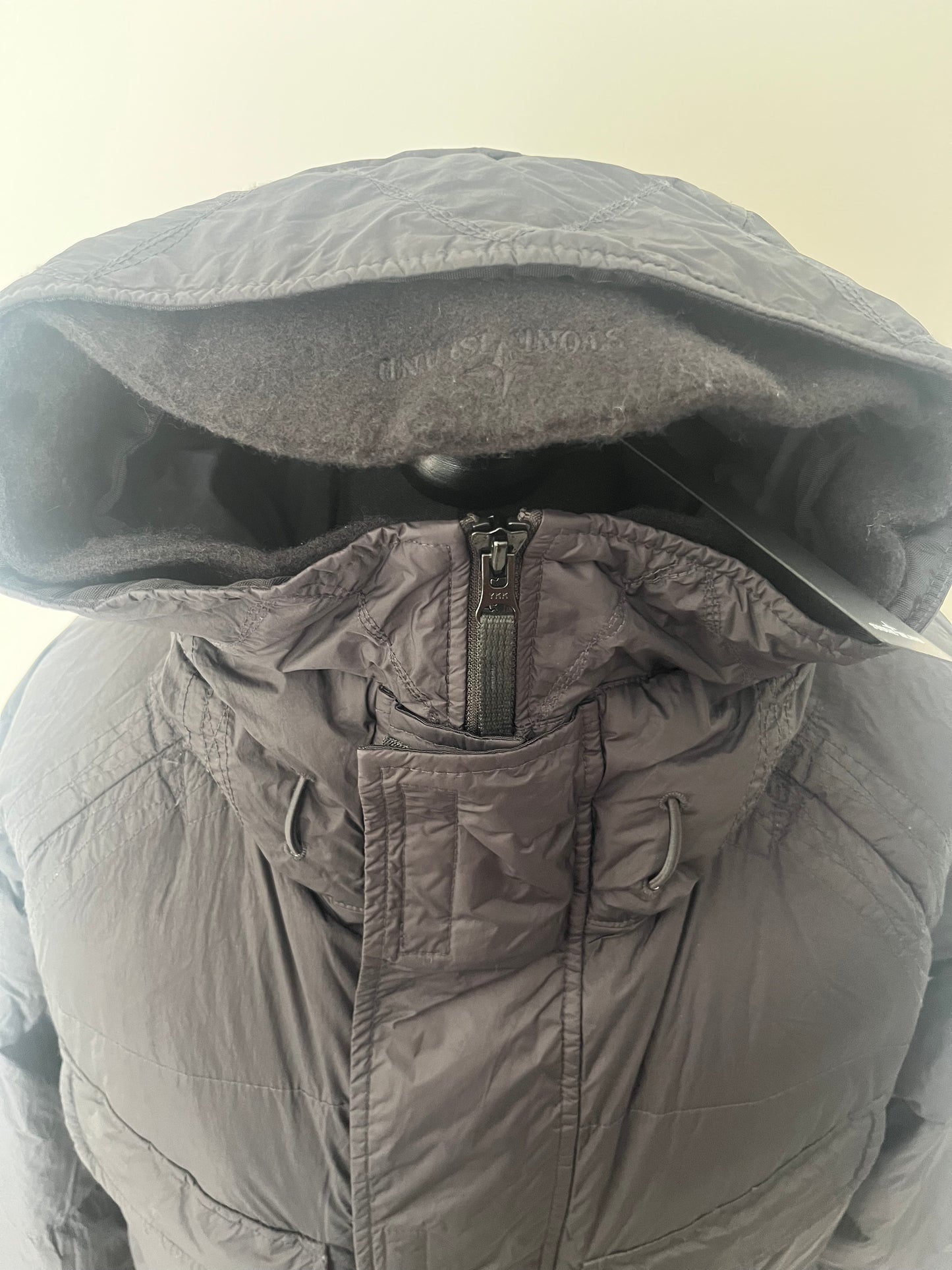 Stone Island Garment Dyed Crinkle Reps R-NY Down (Black)