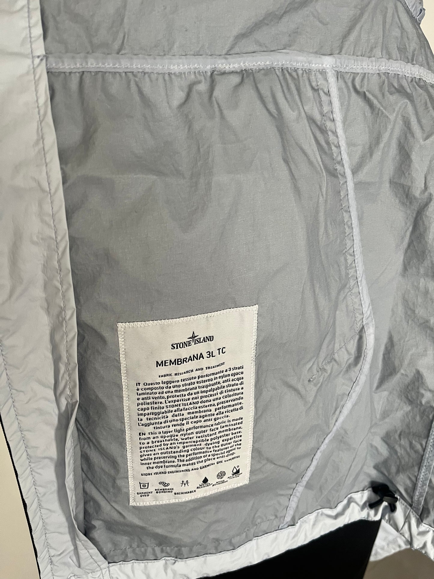 Stone Island Membrana 3L TC Sky Blue CasualCentral