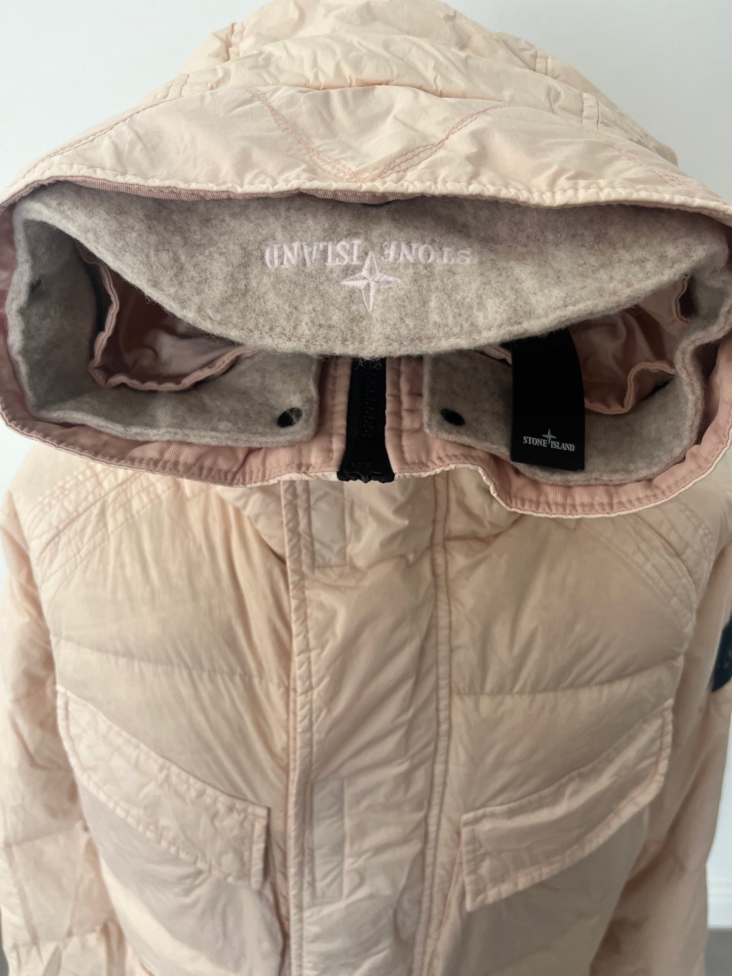 Stone Island Garment Dyed Crinkle Reps R-NY Down (Pink)
