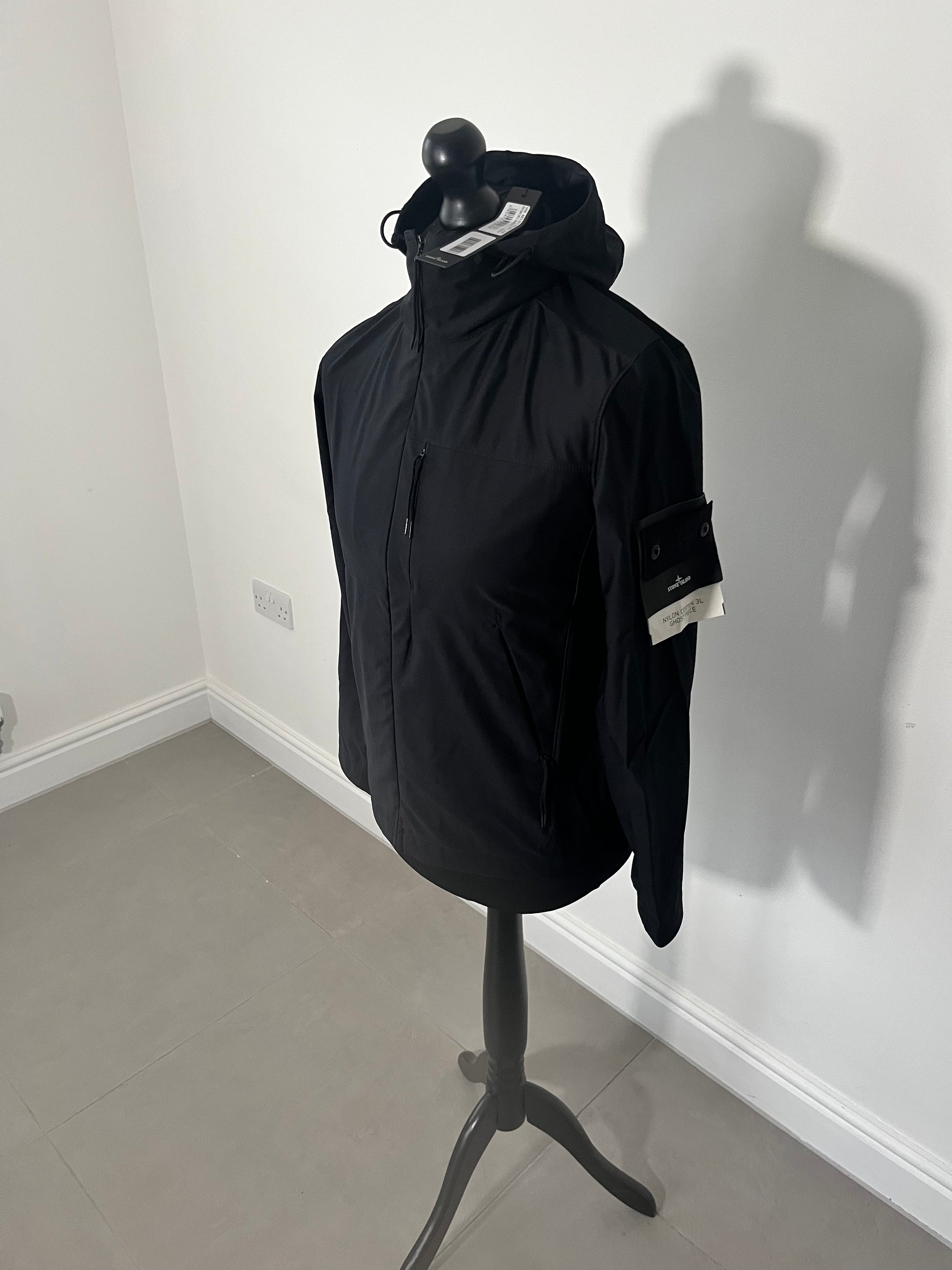 Stone island nylon cotton 3l ghost piece outlet