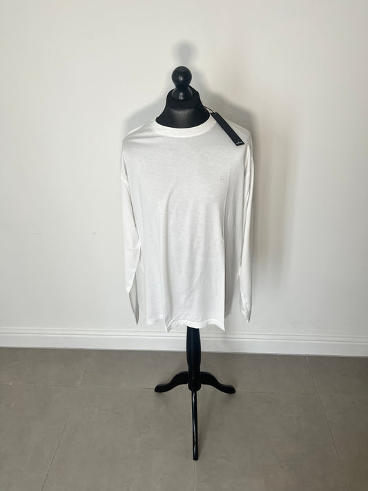 Stone Island Marina Long Sleeve T-Shirt (White)