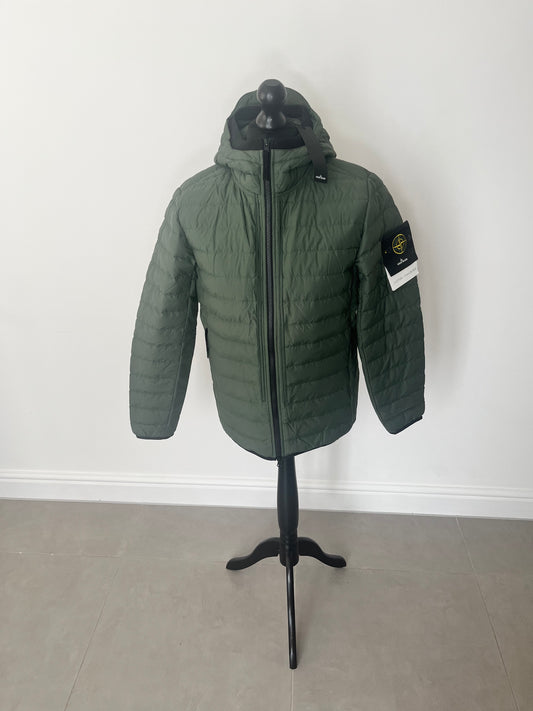 Stone Island O-Cotton/R Nylon Tela (Sage)  