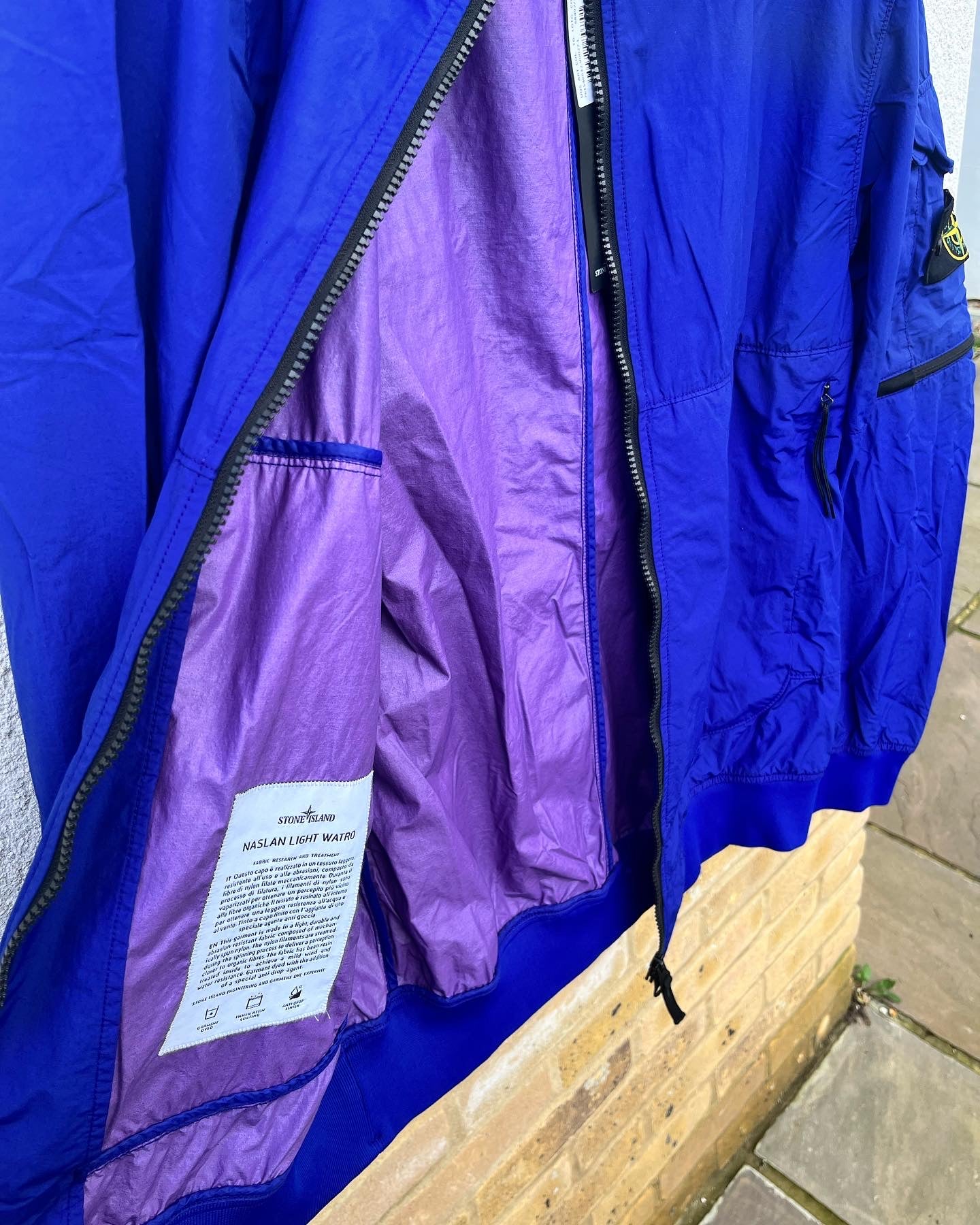 Stone Island Naslan Light Watro (Royal Blue)