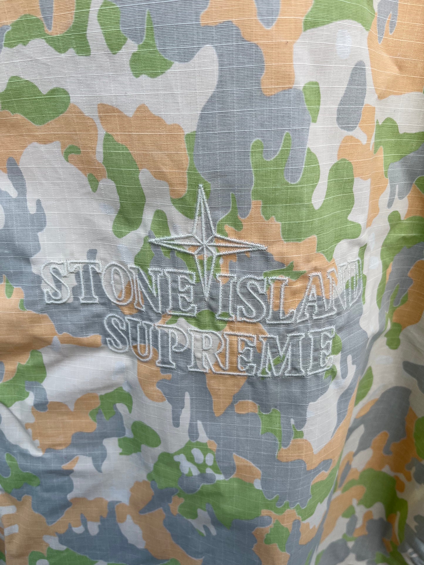 Stone Island X Supreme Reactive Ice Camo Jacket