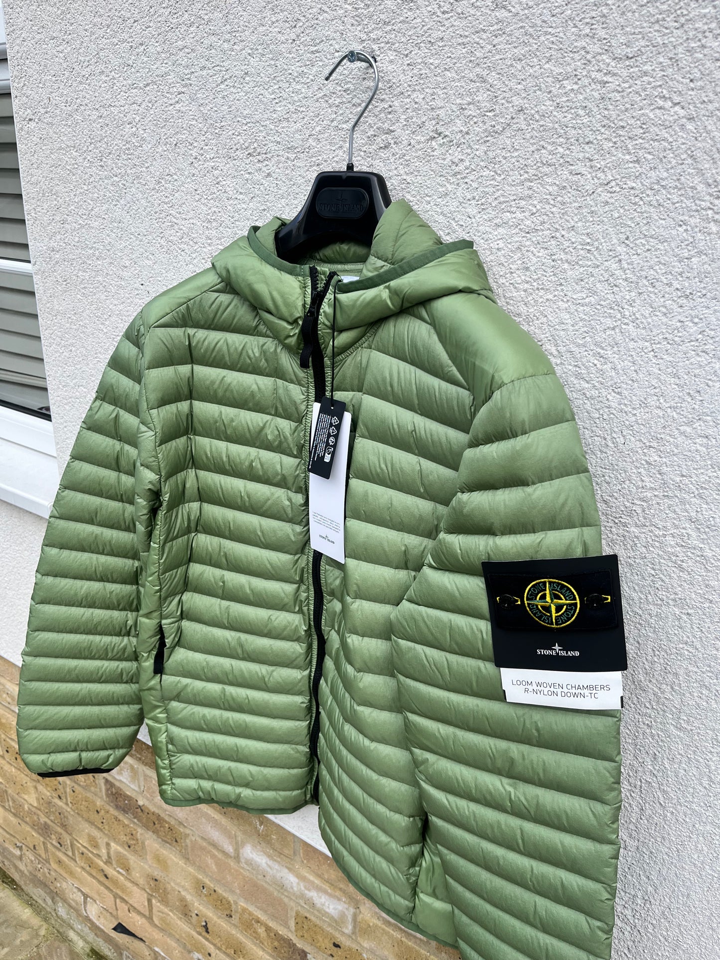 Stone Island Loom Woven Chambers R-Nylon Down-TC (Sage)