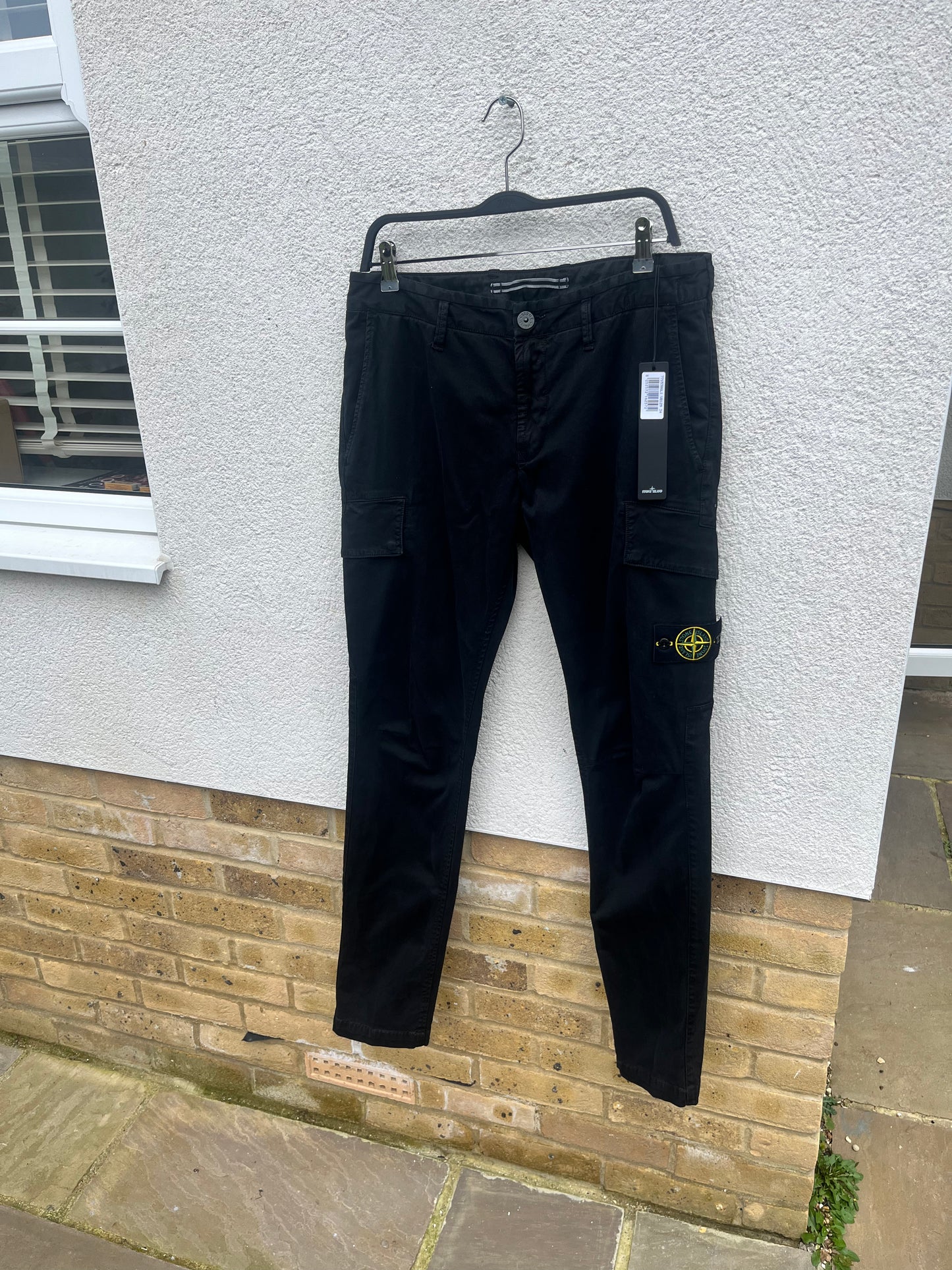 Stone Island T.CO + Old Cargo Trousers 3D- Look (Black)