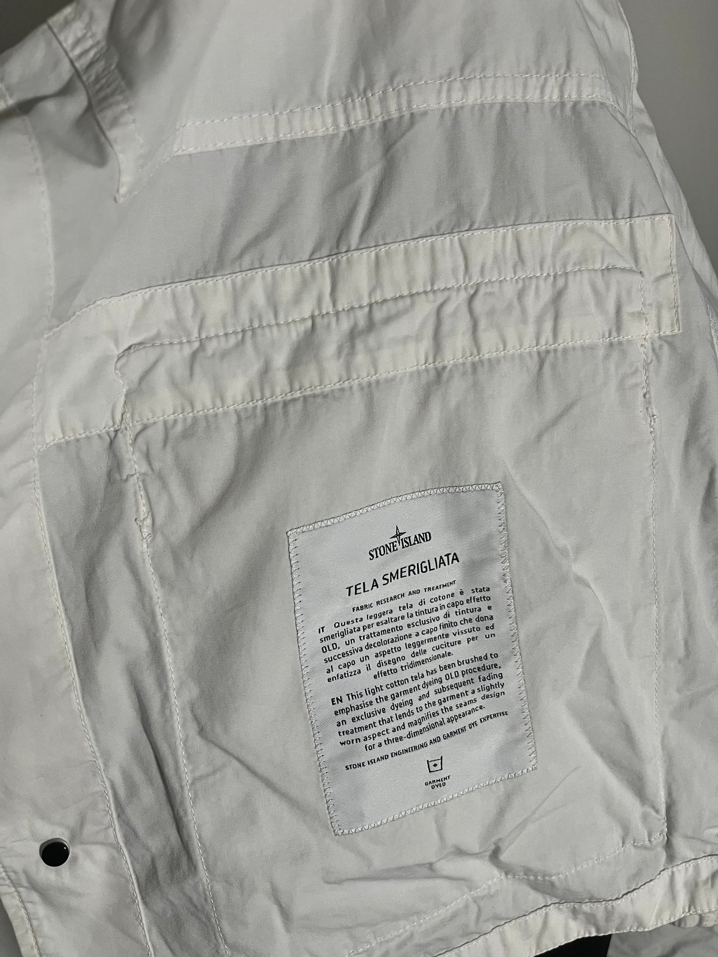 Stone Island Tela Smerigliata (White)