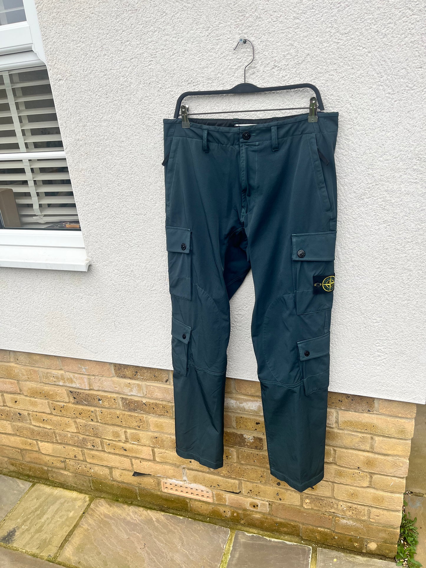 Stone Island 6-Pocket Cargo Trousers (Petroleum)