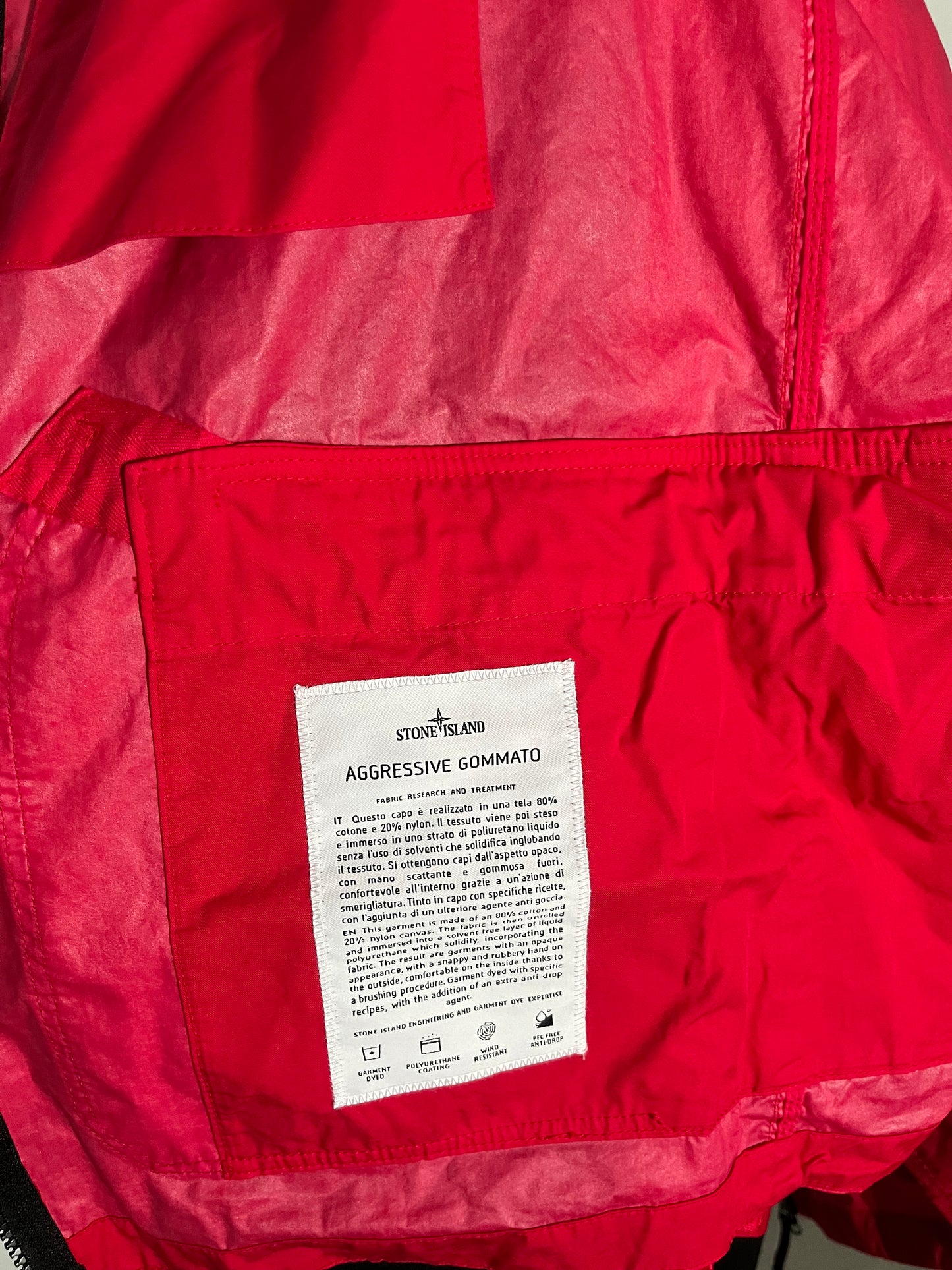 Stone Island Aggressive Gommato (Pink)