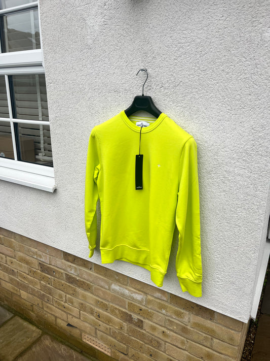 Stone Island Marina Cotton Sweatshirt (Pistachio)