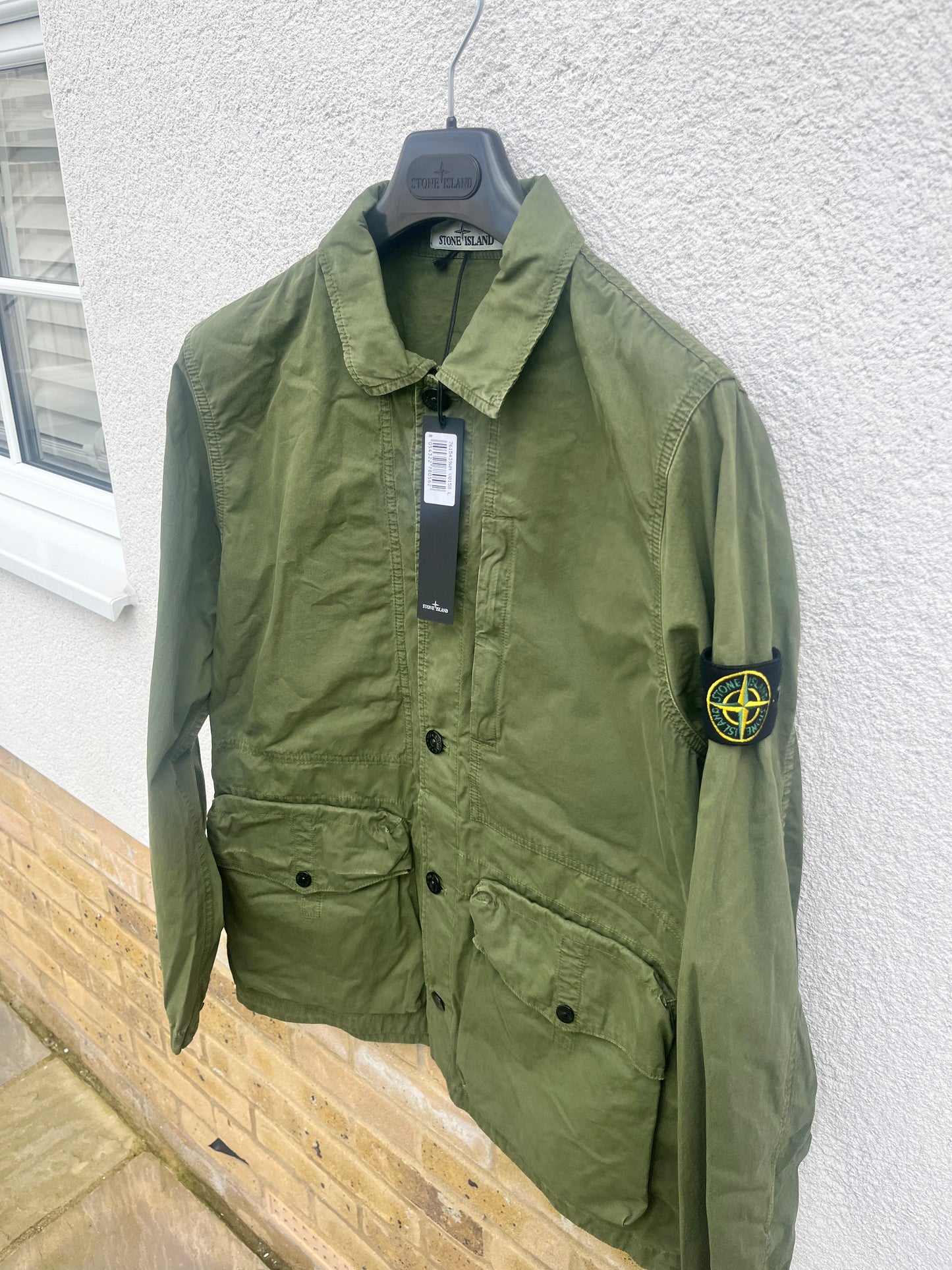 Stone Island Tela Smerigliata (Olive)