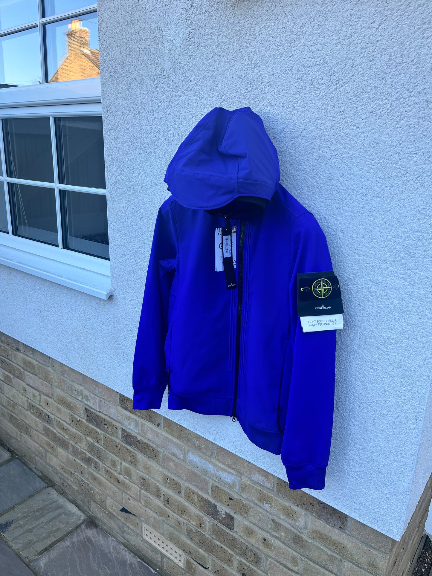 Stone Island Light Soft Shell-R e.dye Technology (Royal Blue)