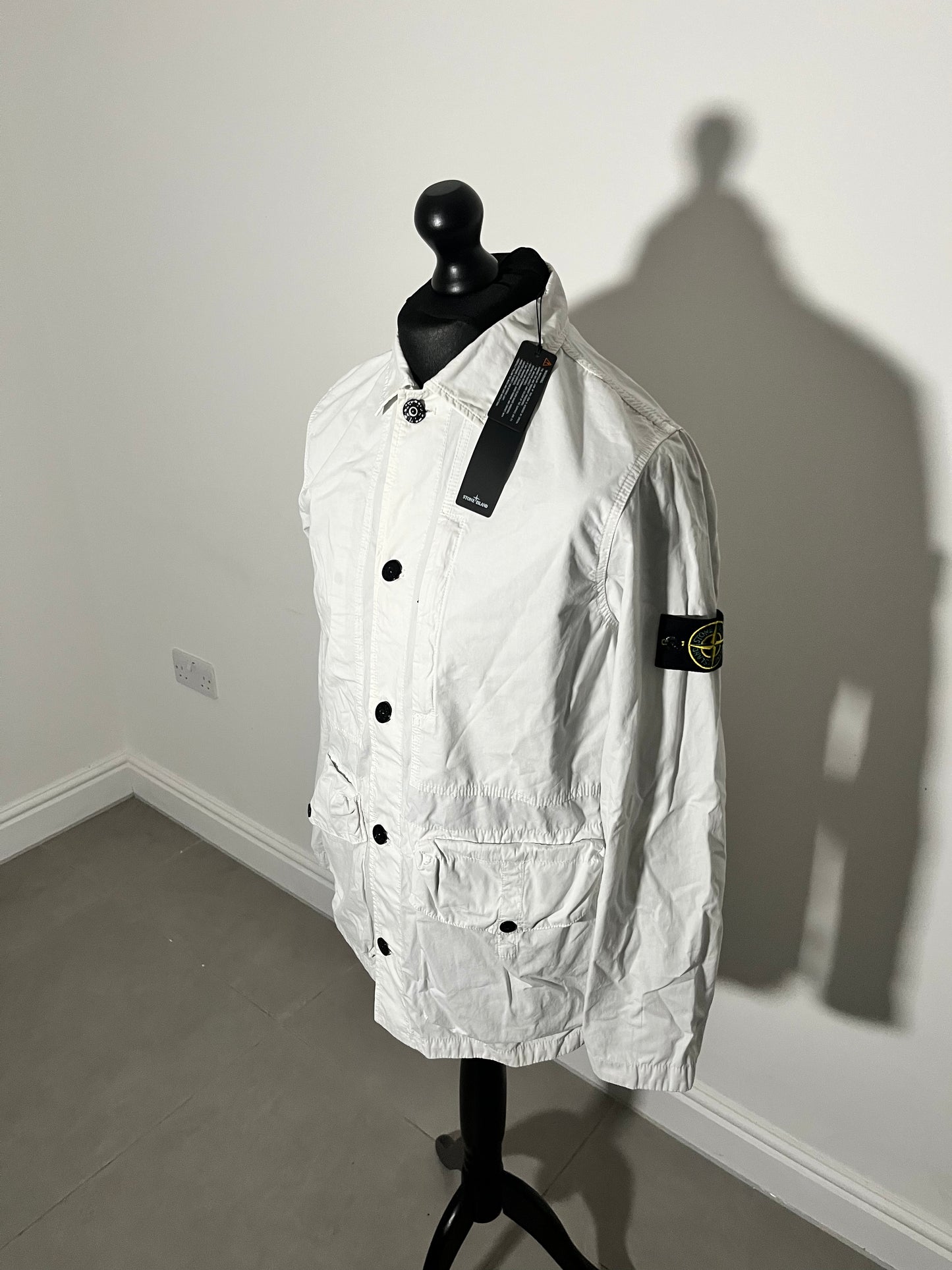 Stone Island Tela Smerigliata (White)
