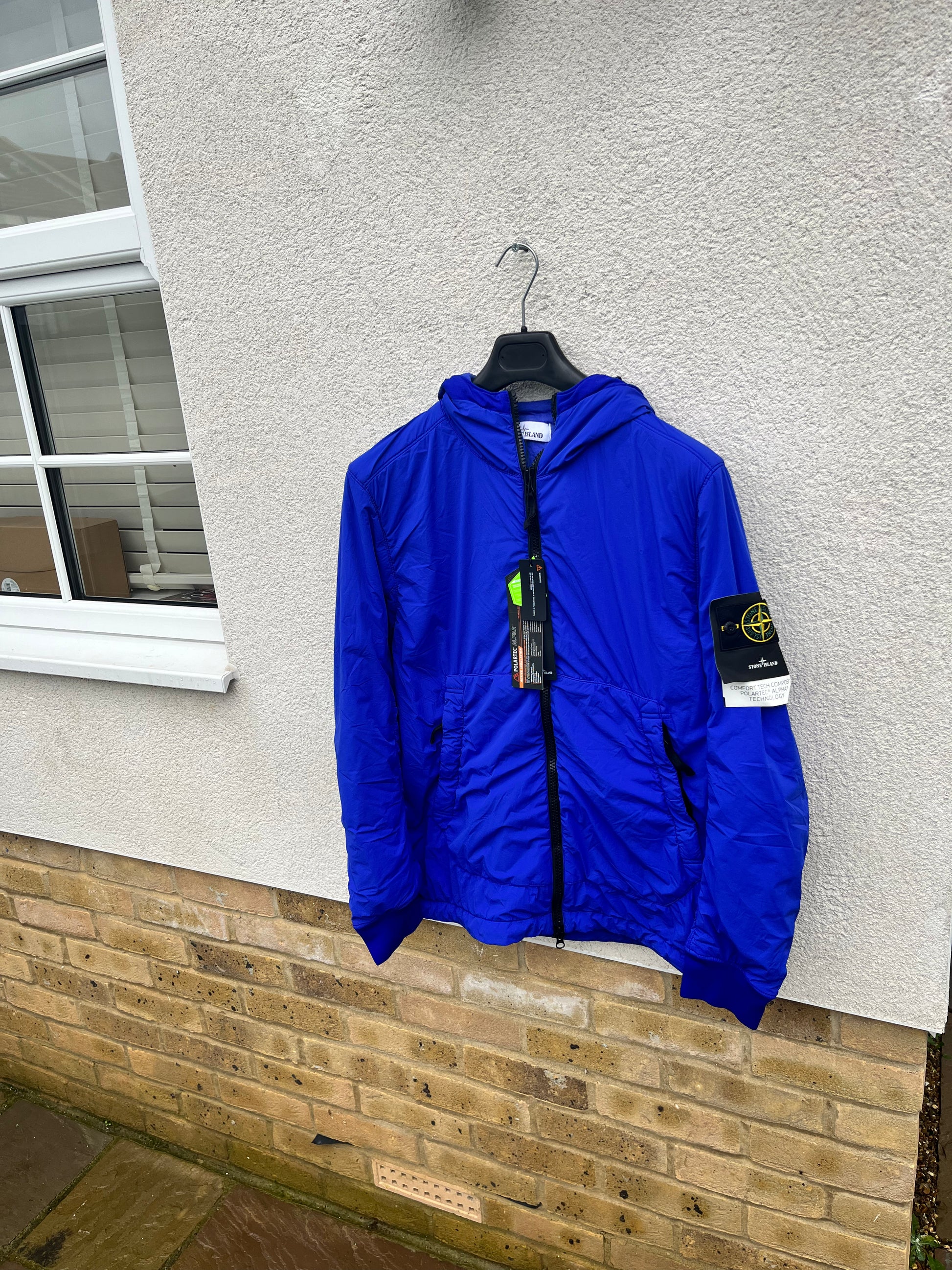 Stone Island Comfort Tech Composite Polartech Alpha Tech Blue